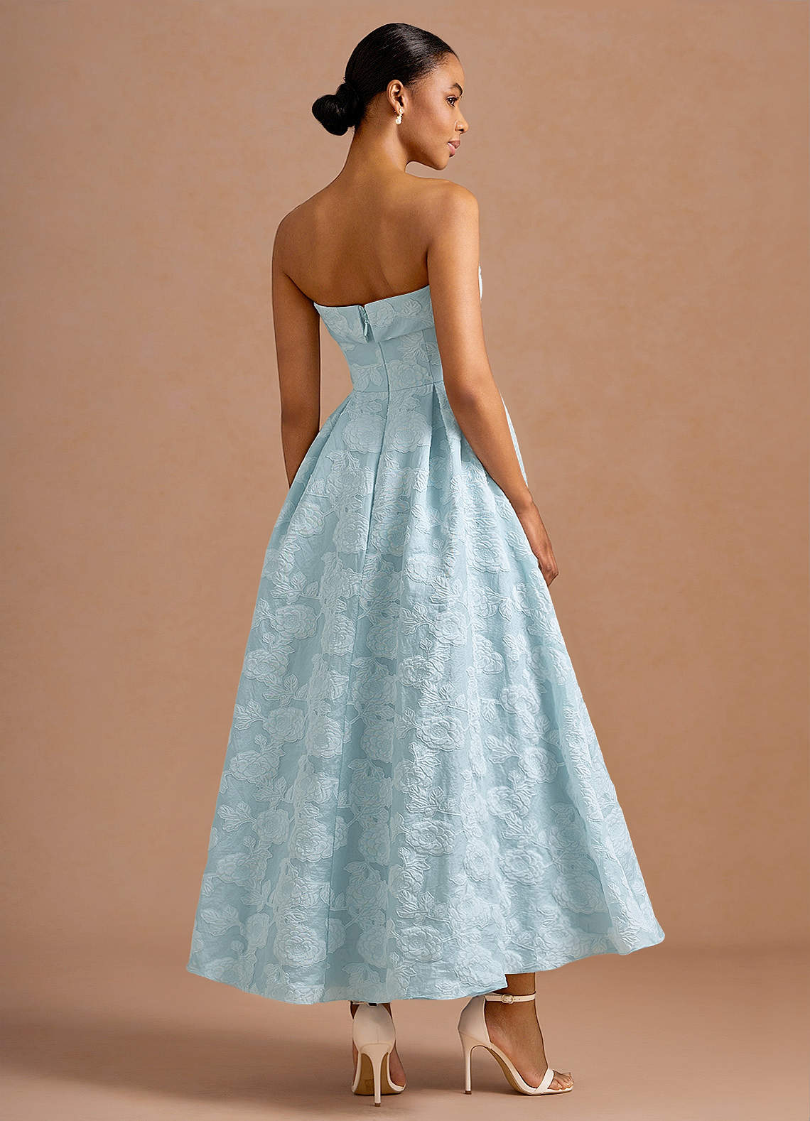 Clementine Pale Blue Maxi Dress
