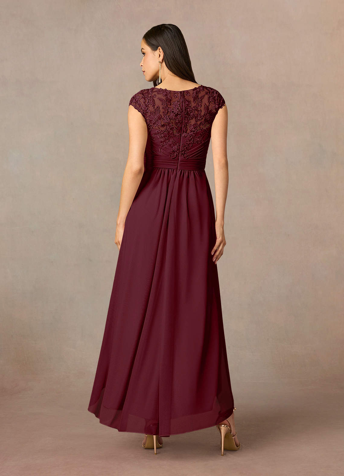 Cabernet A-Line Lace Dress