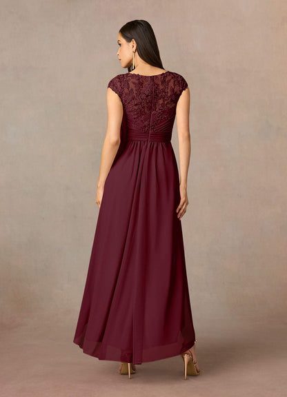 Cabernet A-Line Lace Dress