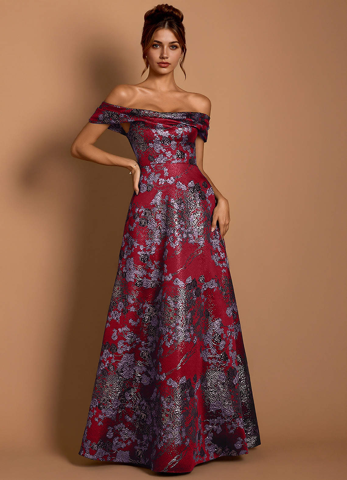 Dagny Merlot Maxi Dress  Dress