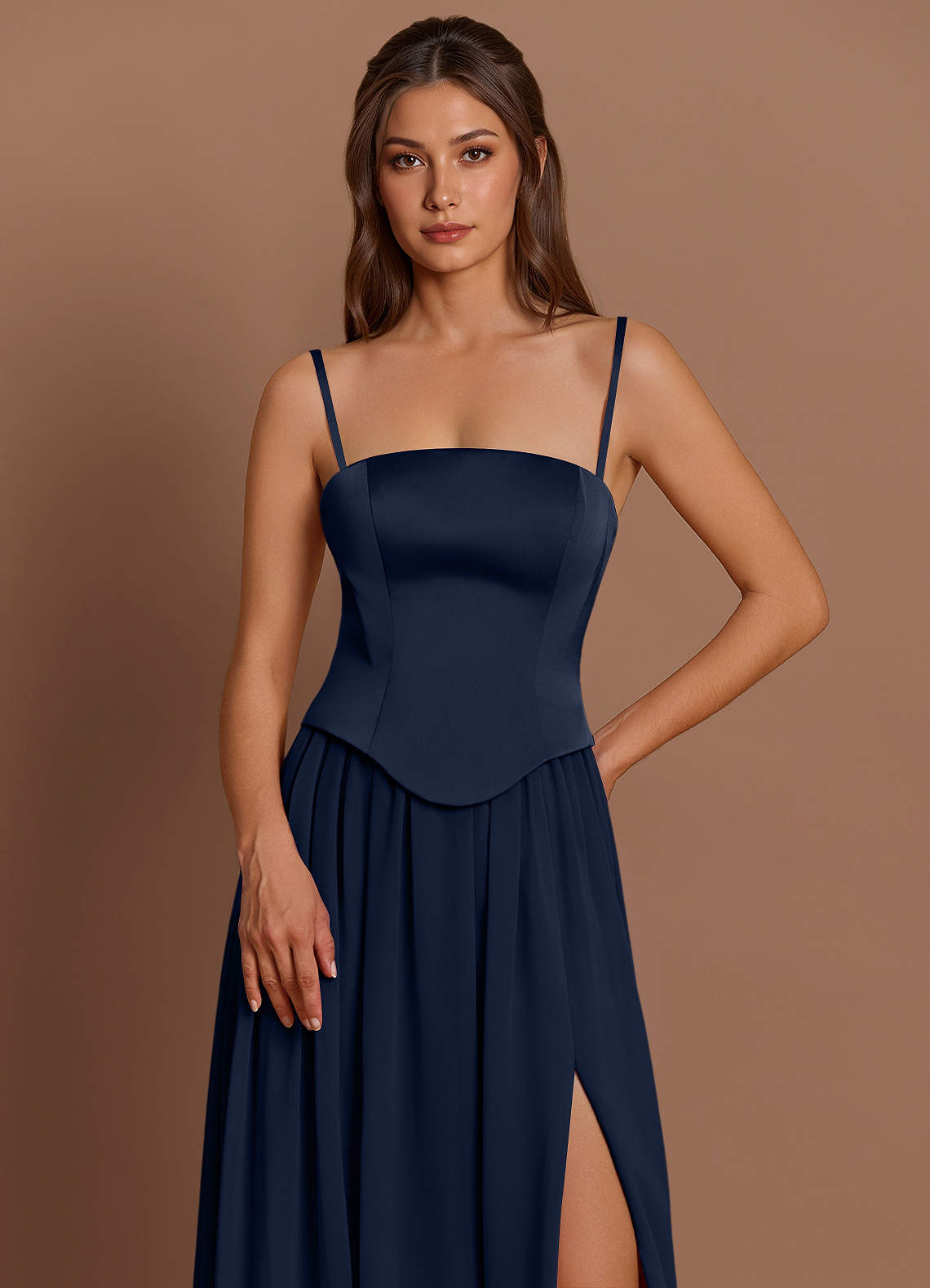 Cadence Navy Maxi Dress  Dress