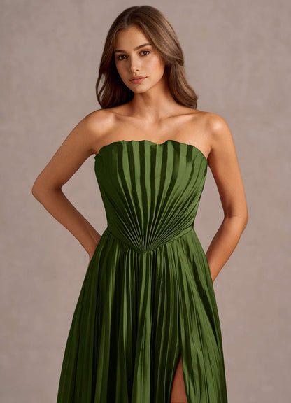 Kaia Olive Green Maxi Dress  Dress