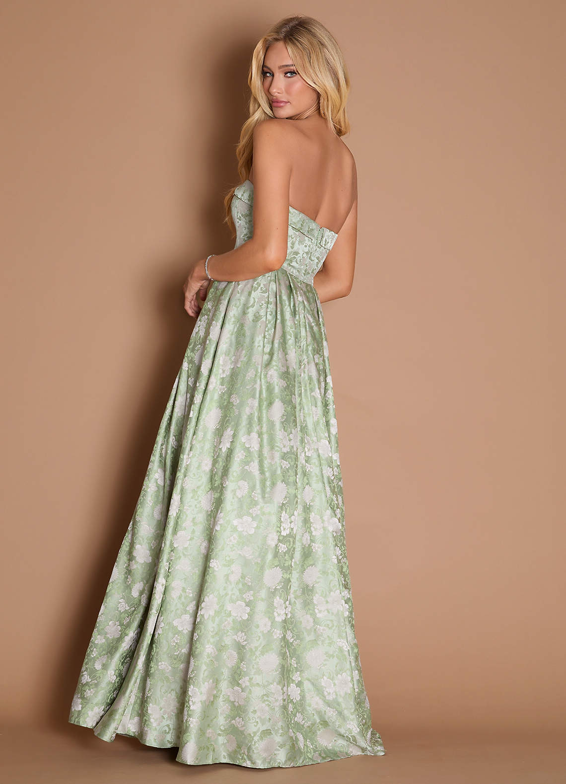 Wanda Mint Frost Gown  Dress