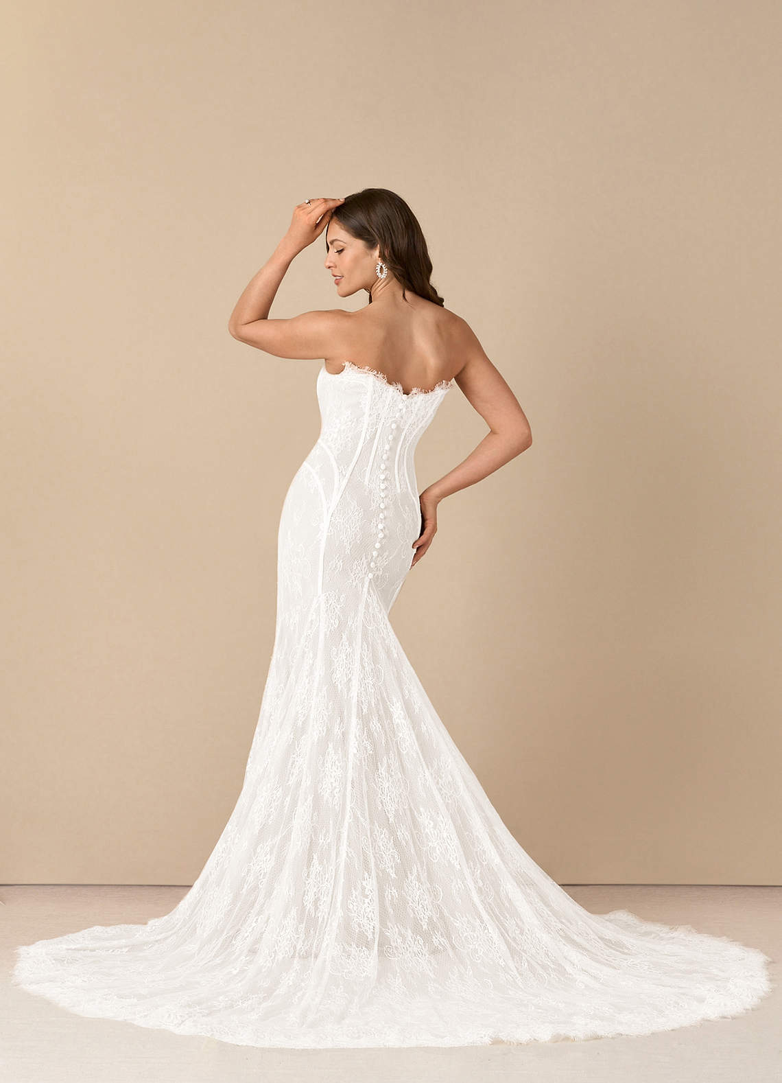 Diamond White Mermaid Off the Shoulder Tulle Dress