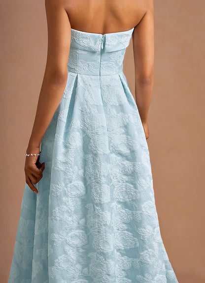 Clementine Pale Blue Maxi Dress