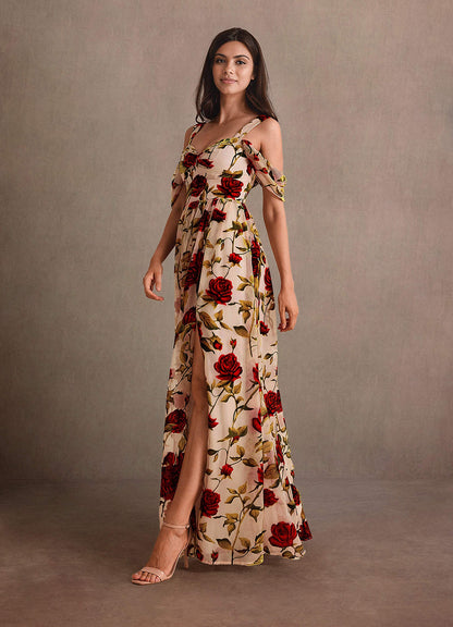 Tracy Tracy Pink Multi Maxi Dress  Dress