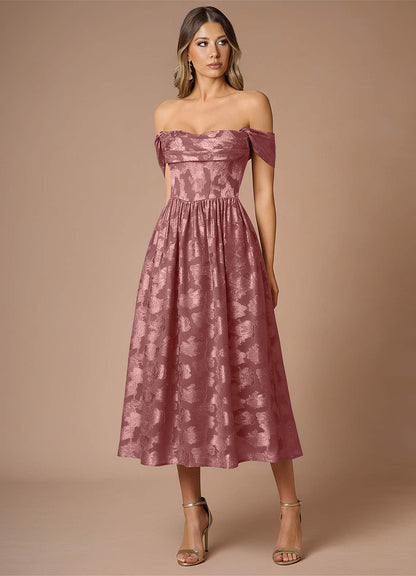 Dana Vintage Rose Midi Dress