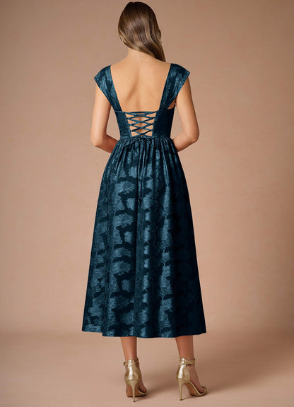 Dana Navy Midi Dress  Dress