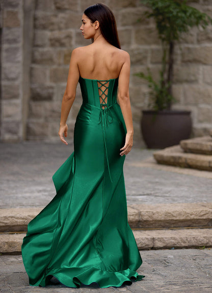 Siren Green Mermaid Prom Dress