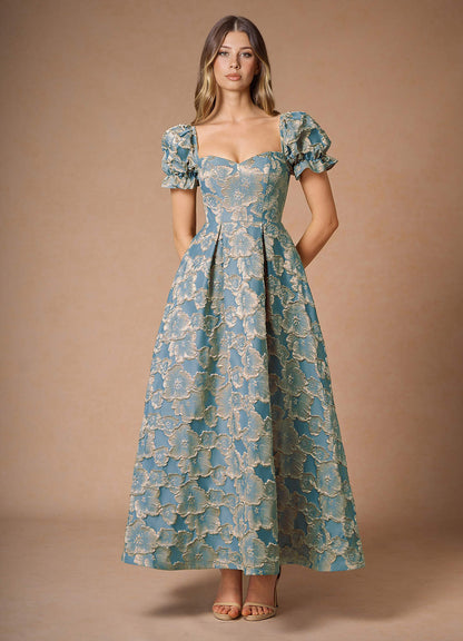 Amy Lake Blue Maxi Dress  Dress