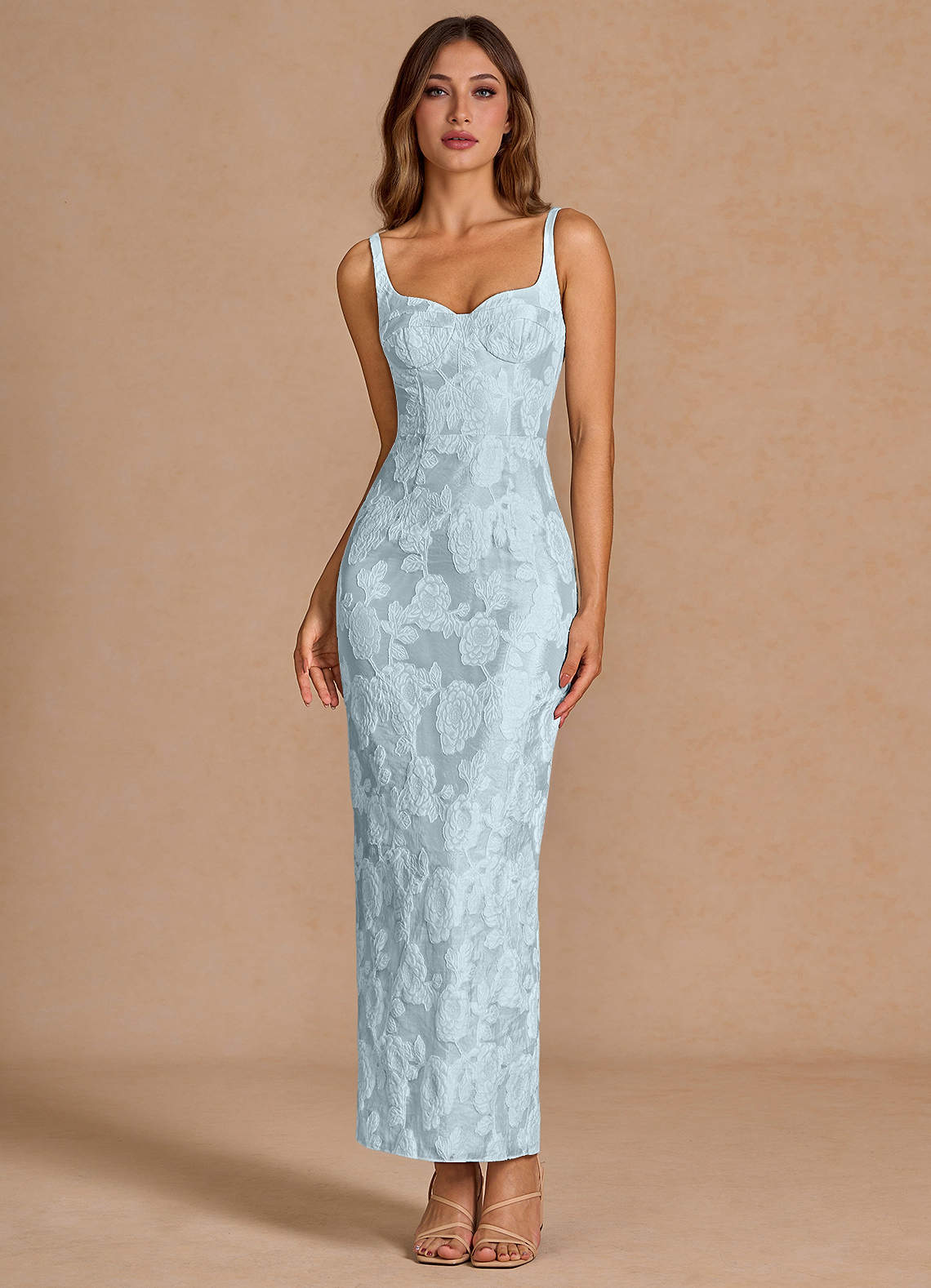 Odette Pale Blue Maxi Dress