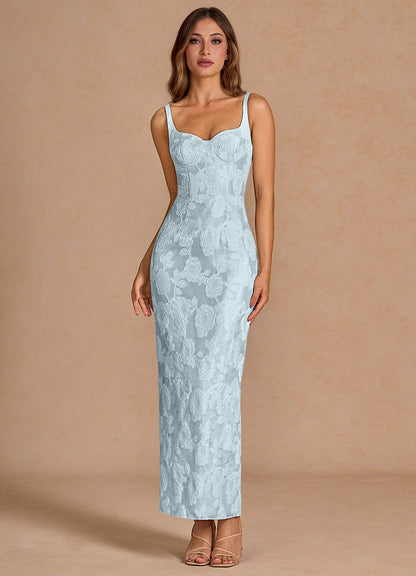 Odette Pale Blue Maxi Dress