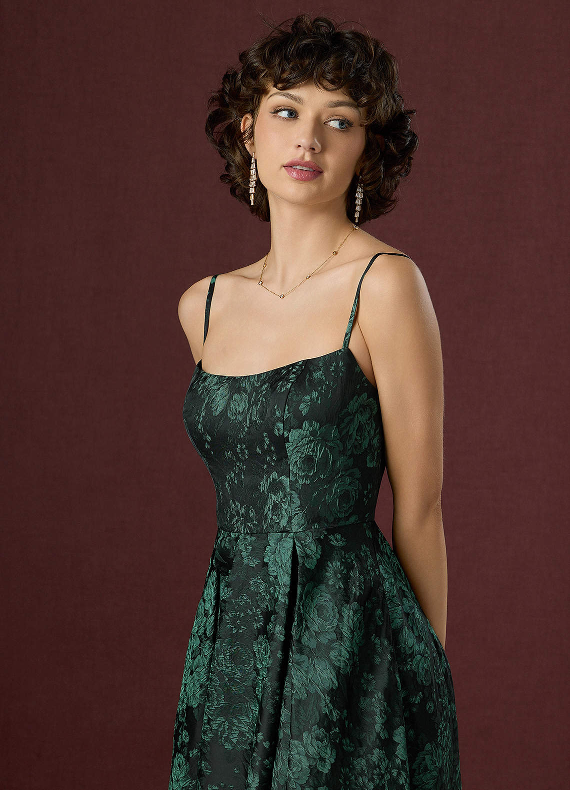 Wendy Black Emerald Maxi Dress  Dress