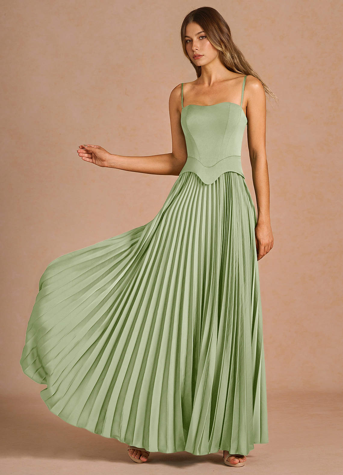 Rylan Dusty Sage Maxi Dress