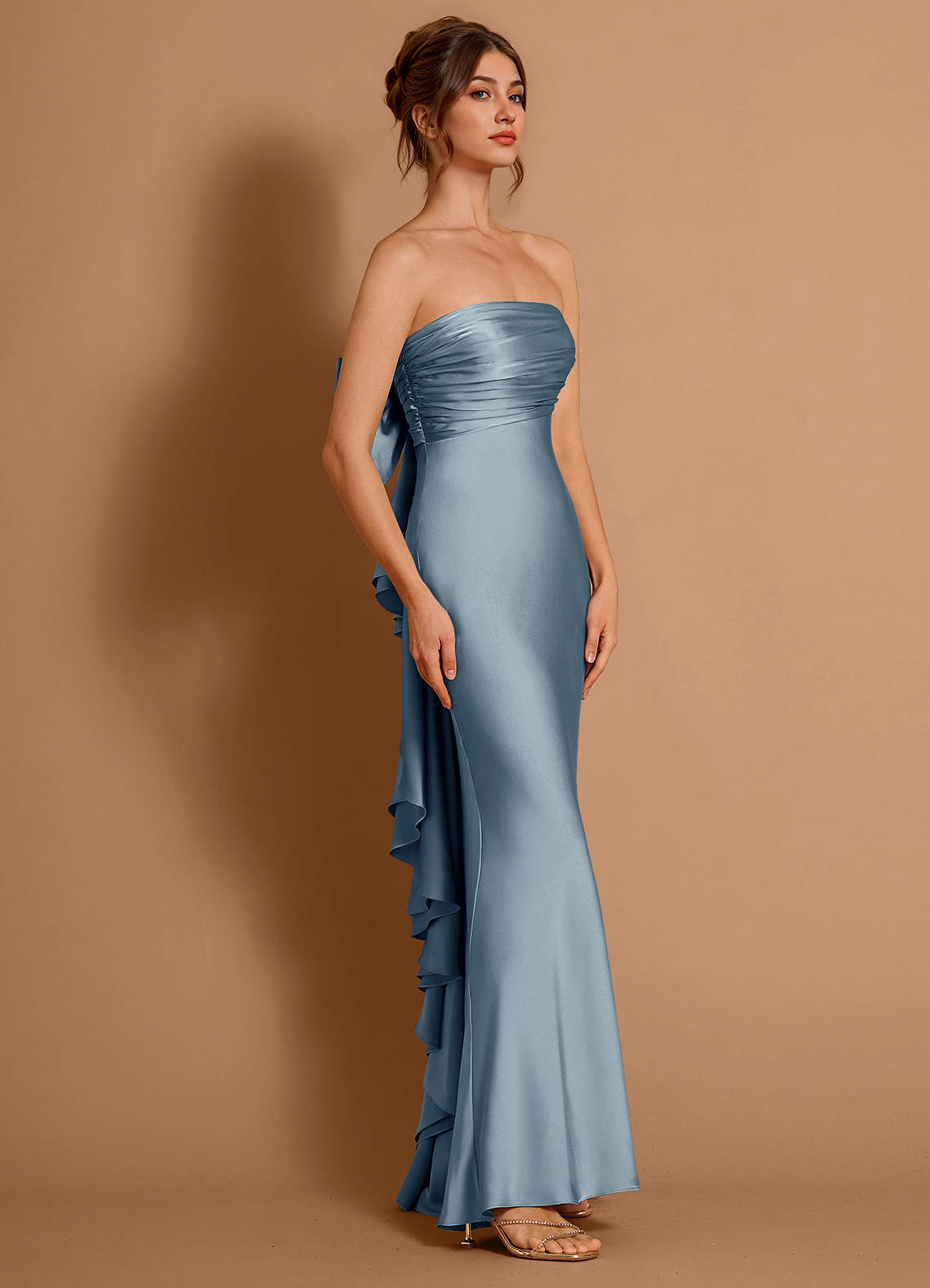 Aveline Powder Blue Maxi Dress