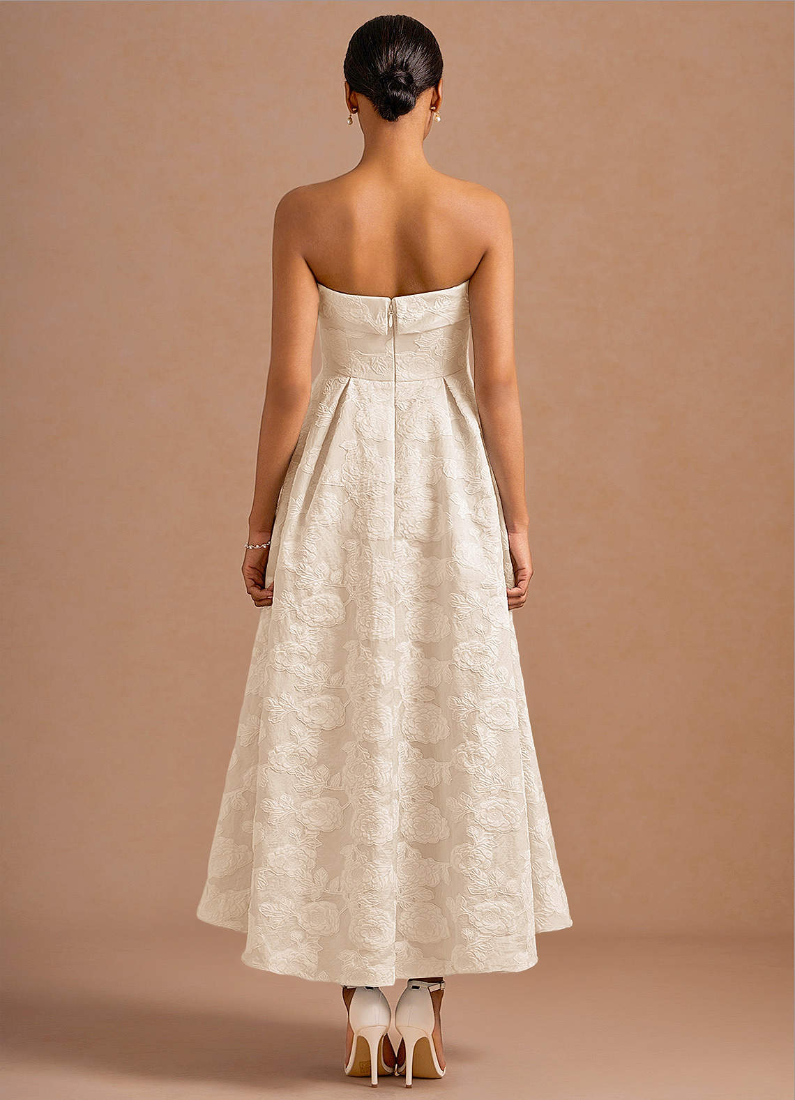 Clementine Cream Maxi Dress