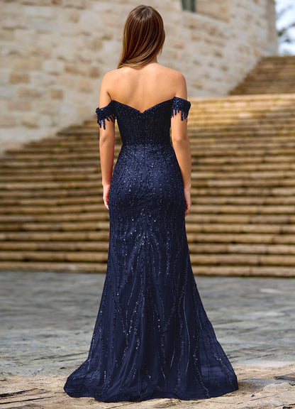 Zinanam Neptune A-Line 3D Flowers Prom Dress