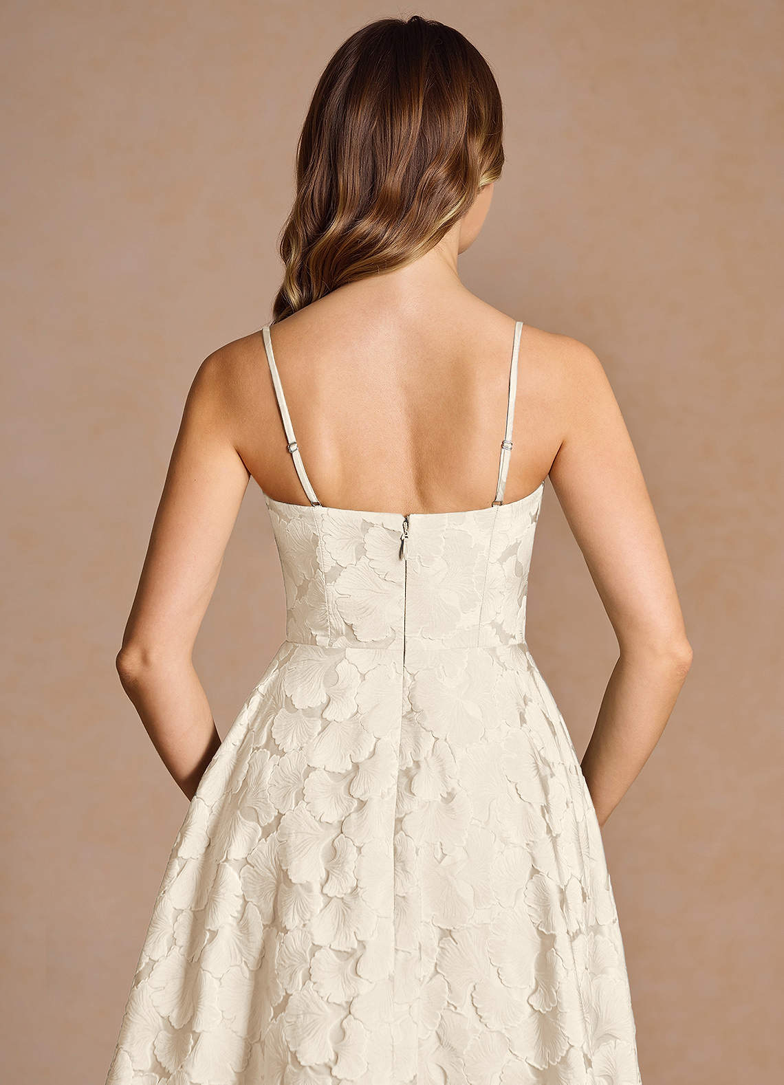 Phoenix French White Midi Dress