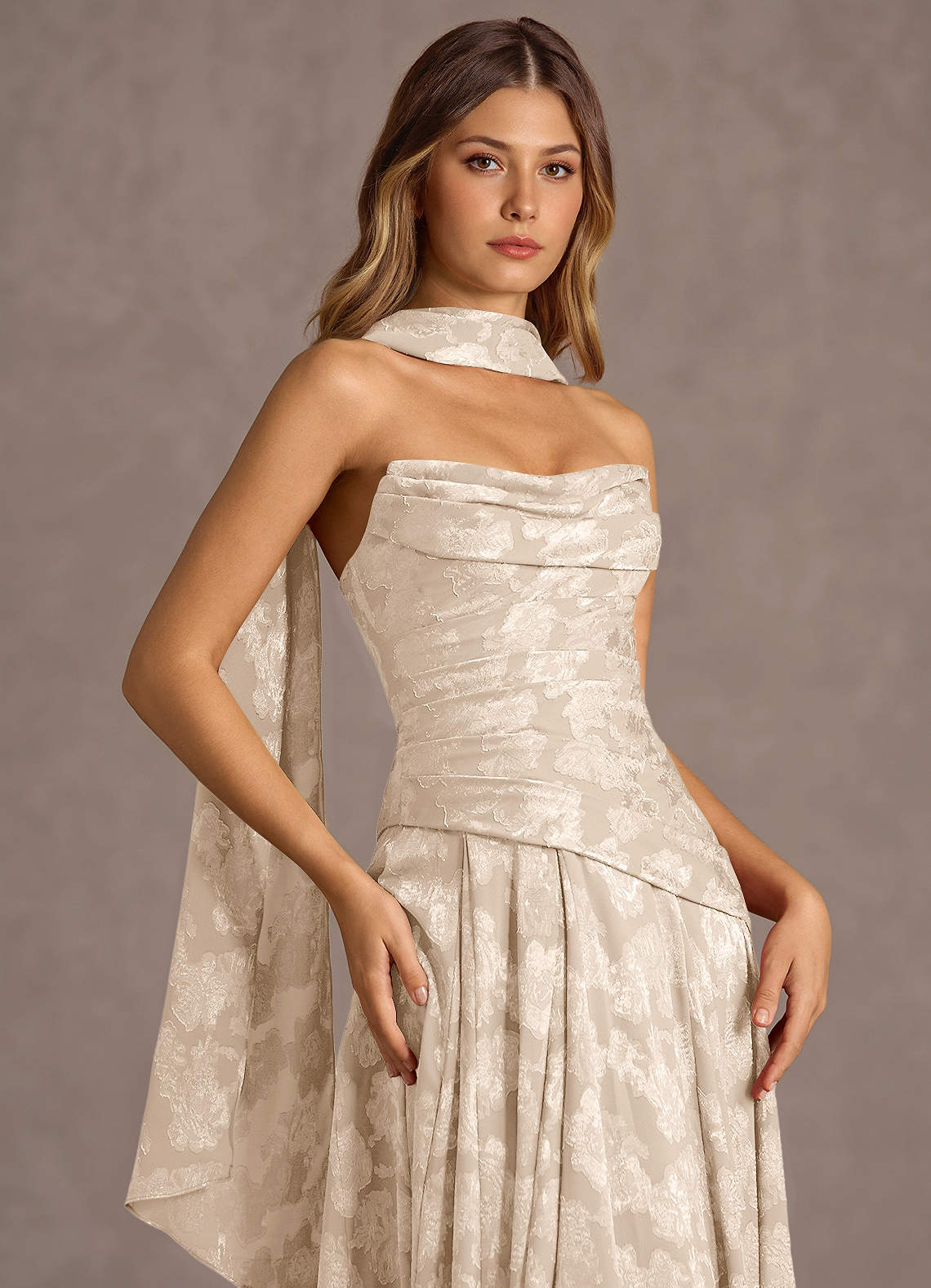 Gabriela Cream Maxi Dress