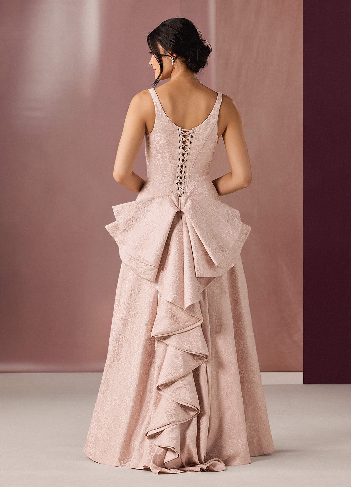 Satine Blush Pink Gown  Dress