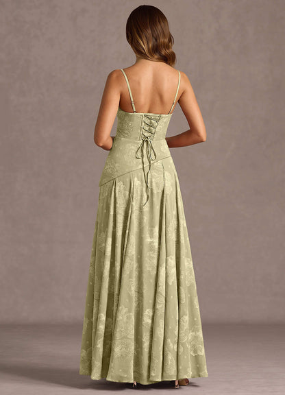 Gabriela Celadon Maxi Dress