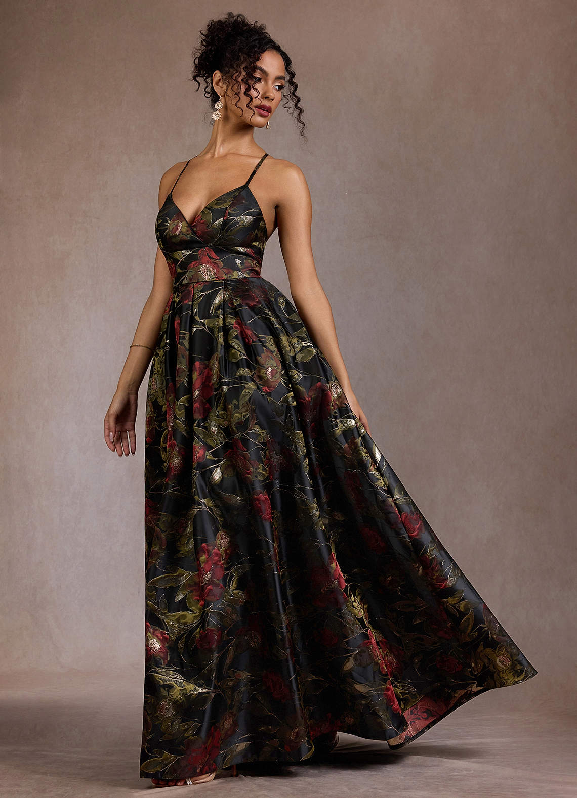 Yara Midnight Rose Maxi Dress