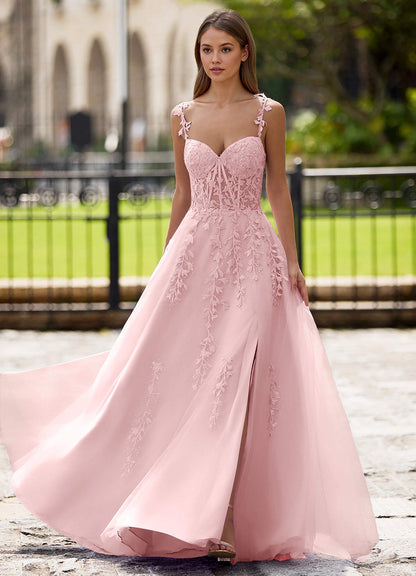 Dreamscape Blushing Pink A-Line Prom Dress  Dress