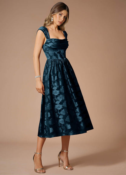 Dana Navy Midi Dress  Dress