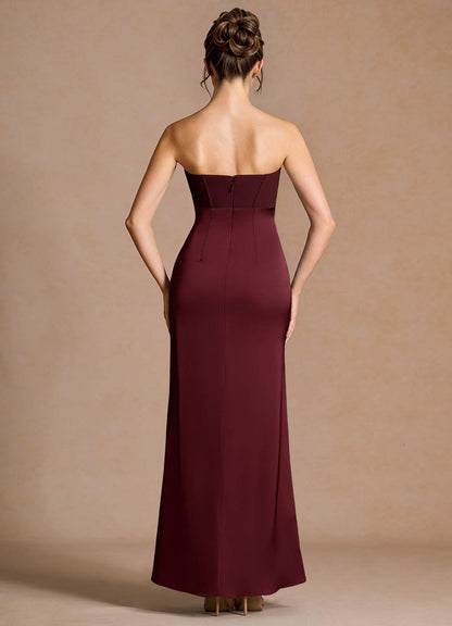 Selene Wine Maxi Dress  Dress