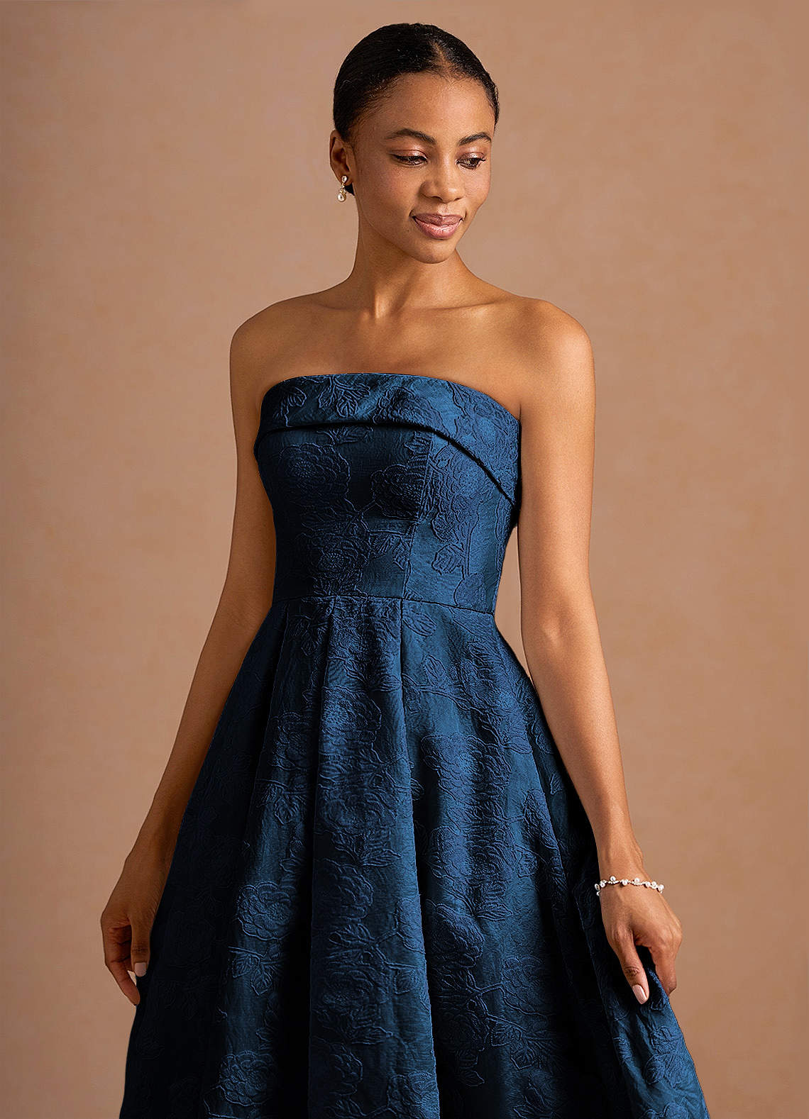 Clementine Dark Navy Maxi Dress