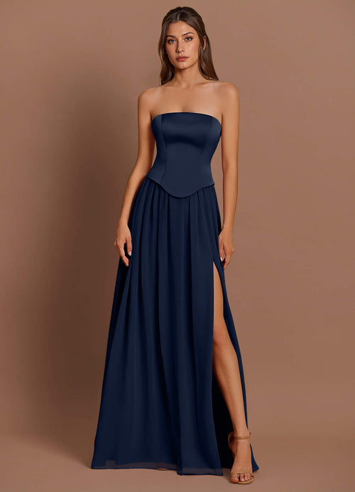 Cadence Navy Maxi Dress  Dress