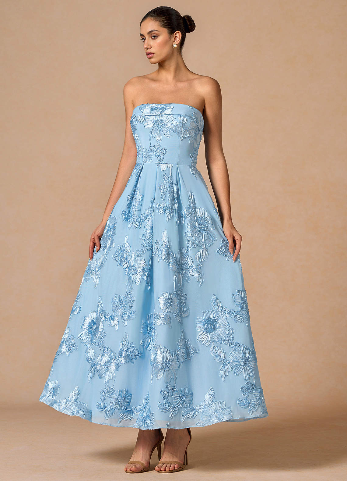 Evangeline Sky Blue Maxi Dress