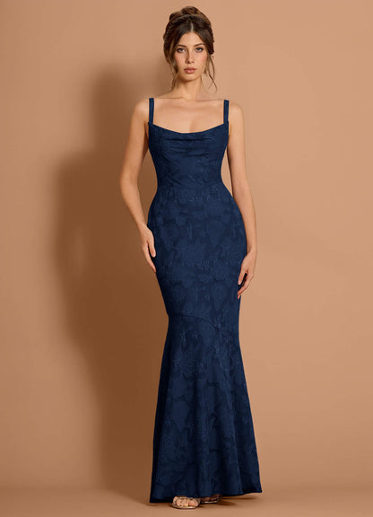 Aubrey Navy Maxi Dress