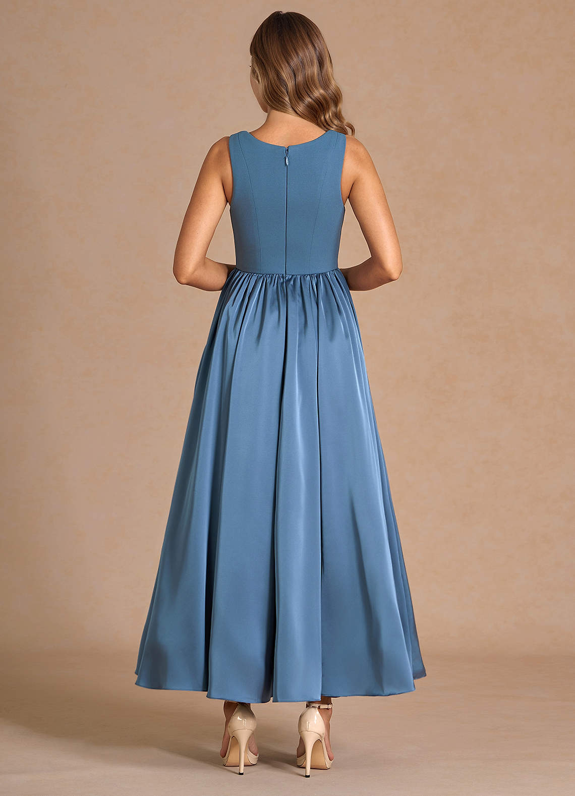 Cate Deep Blue Maxi Dress