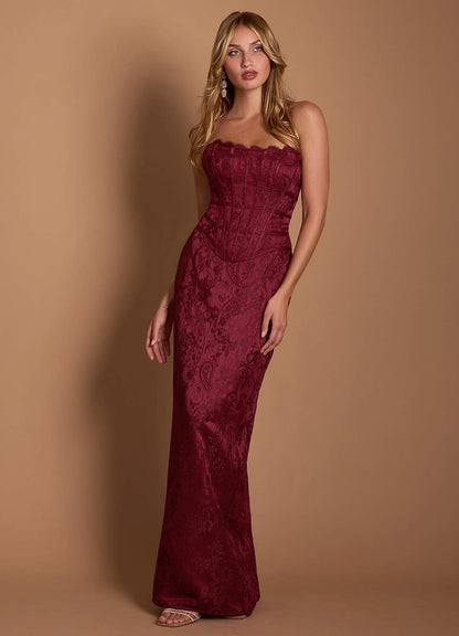 Koryn Dark Raspberry Two Piece Dress  Dress