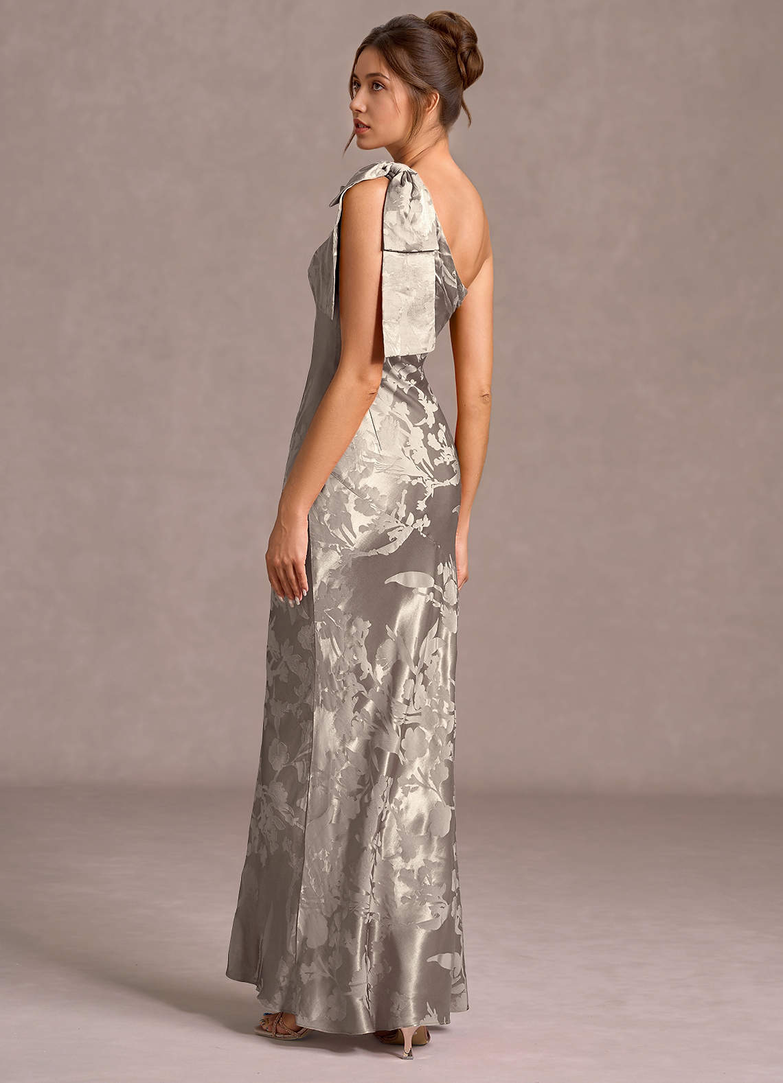 Queniva Platinum Maxi Dress  Dress