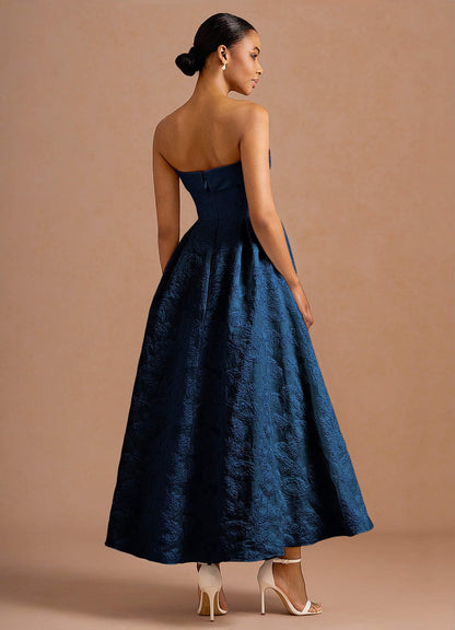 Clementine Dark Navy Maxi Dress
