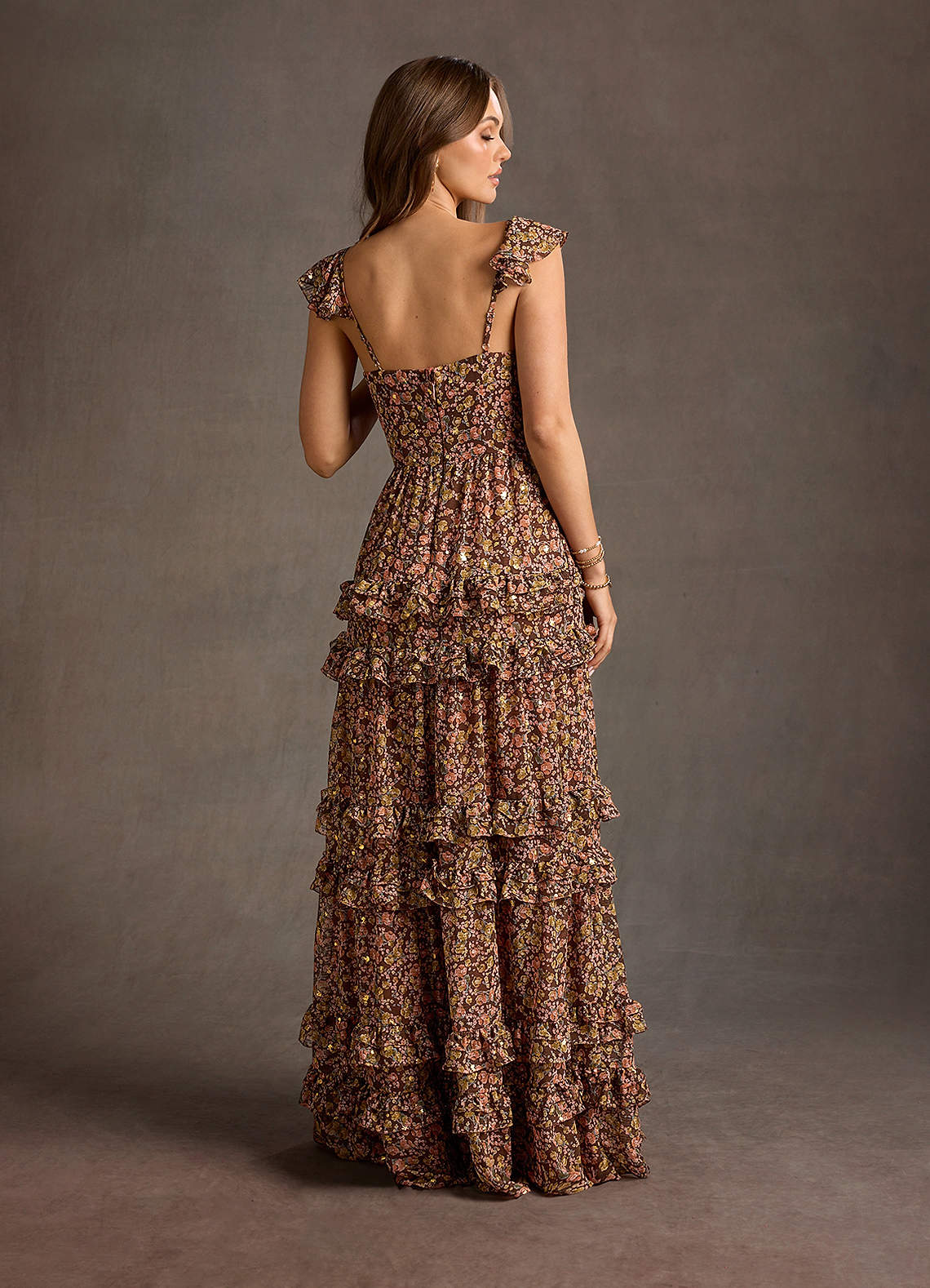Shay Pink Floral Maxi Dress