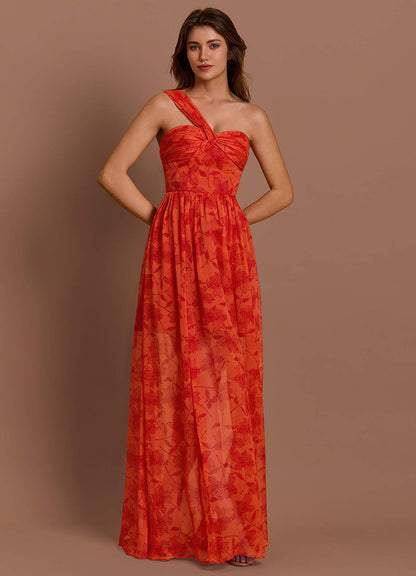 Xylia Tangerine Maxi Dress  Dress