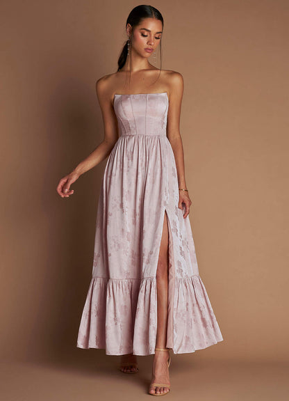 Floria Soft Pink Maxi Dress