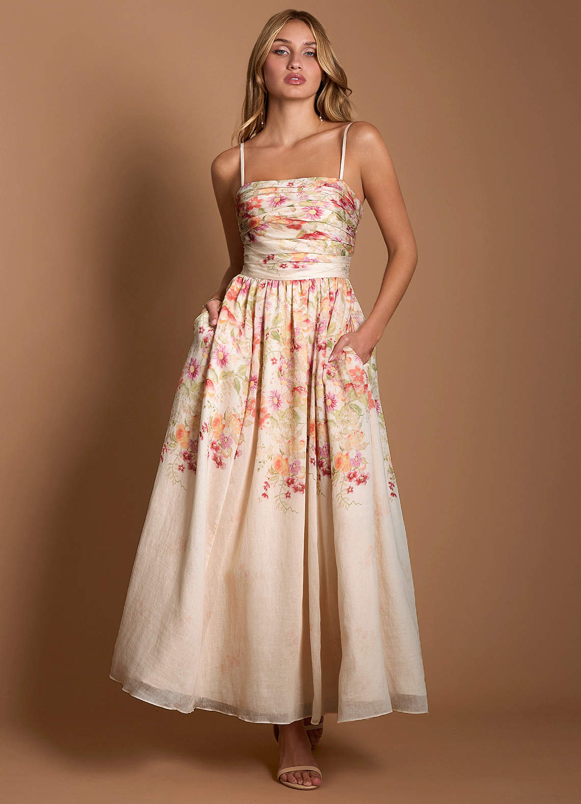 Kati Antique Floral Maxi Dress  Dress