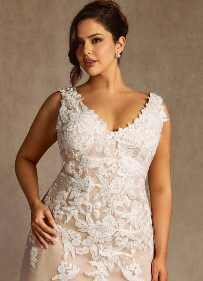 Diamond White Nude Sheath Sequins Tulle Dress