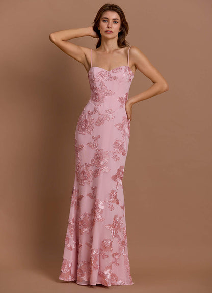 Anika Pink Maxi Dress  Dress