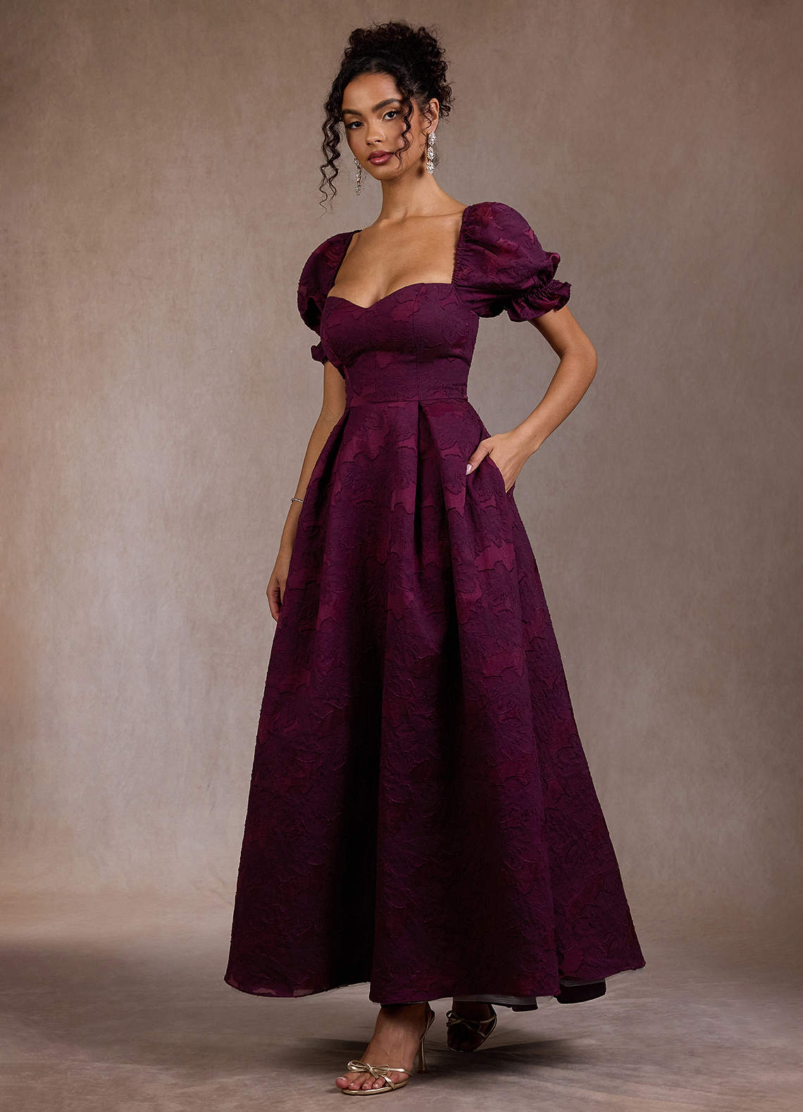 Gabby Plum Orchid Maxi Dress