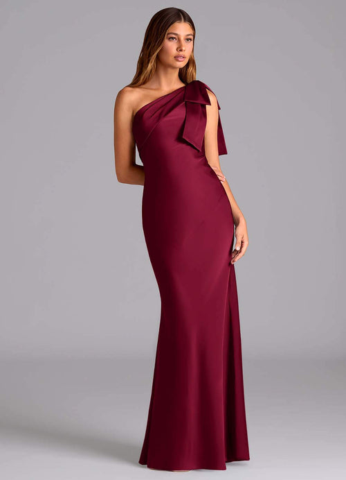 Iris Merlot Maxi Dress