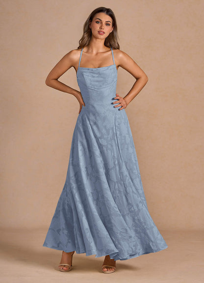 Marlo Powder Blue Corset Prom Dress