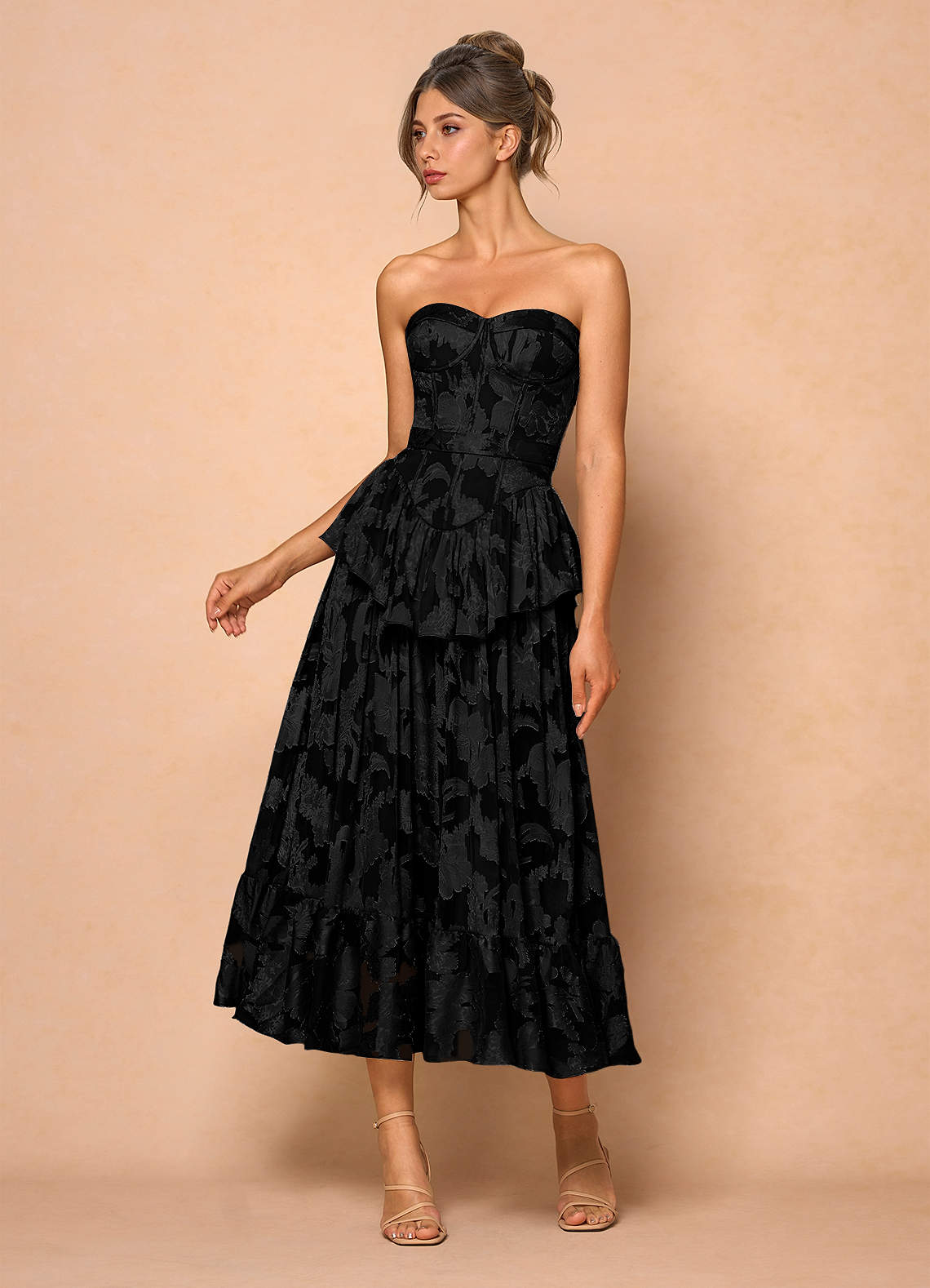 Emery Black Midi Dress  Dress