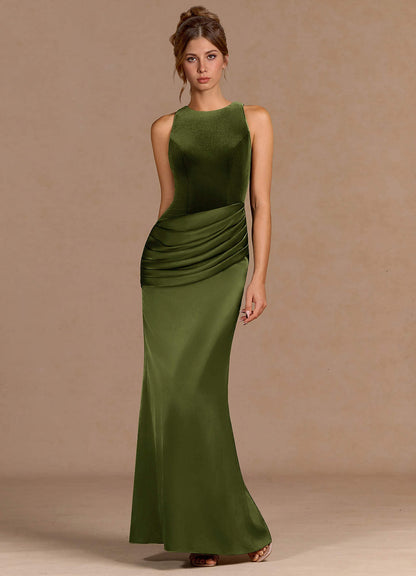 Rylie Olive Maxi Dress