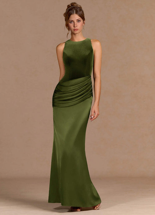 Rylie Olive Maxi Dress