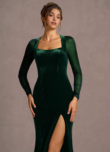Megan Hunter Green Maxi Dress